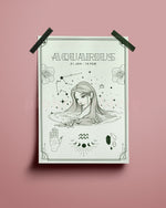 Aquarius Wall Art Print - plantsnobiety