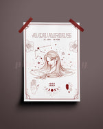 Aquarius Wall Art Print - plantsnobiety