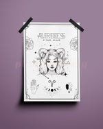 Aries Wall Art Print - plantsnobiety