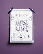 Aries Wall Art Print - plantsnobiety