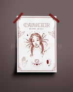 Cancer Wall Art Print - plantsnobiety