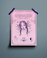 Cancer Wall Art Print - plantsnobiety