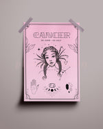 Cancer Wall Art Print - plantsnobiety
