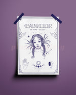 Cancer Wall Art Print - plantsnobiety