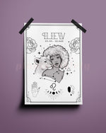 Leo Wall Art Print - plantsnobiety