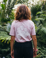 Monsteras Under My Bed Pink T-shirt - plantsnobiety