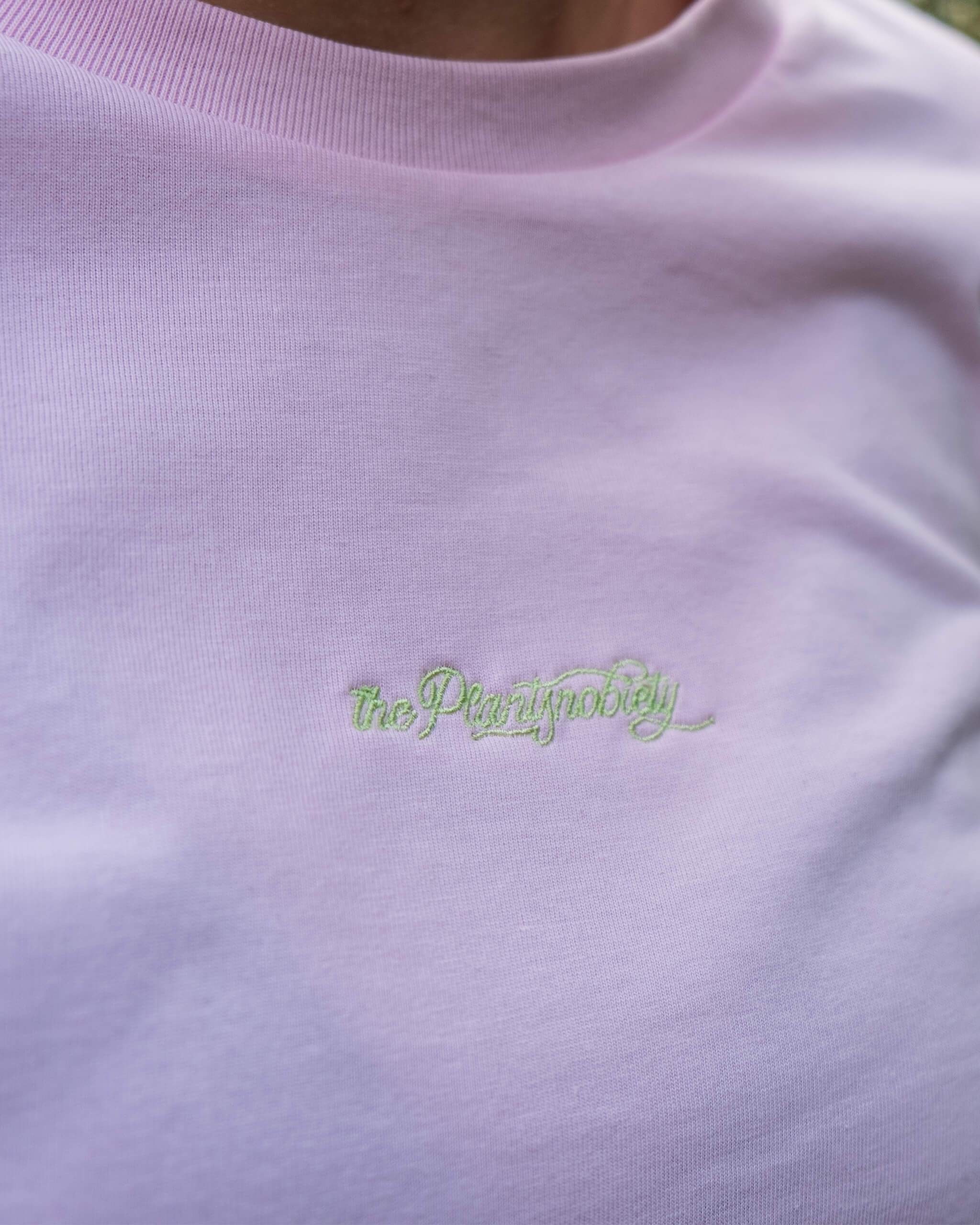 Monsteras Under My Bed Pink T-shirt - plantsnobiety