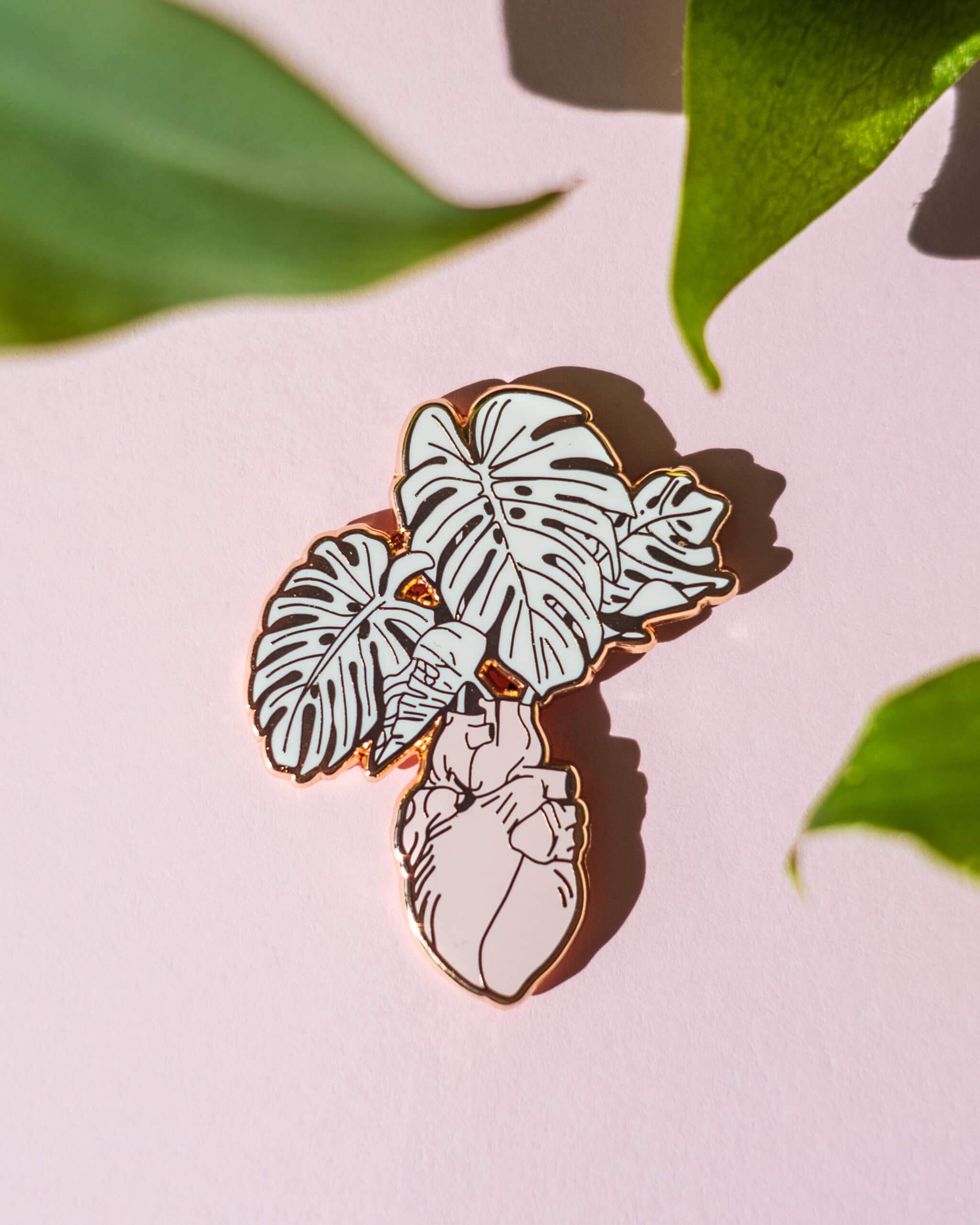 Plantlover enamel pin - plantsnobiety
