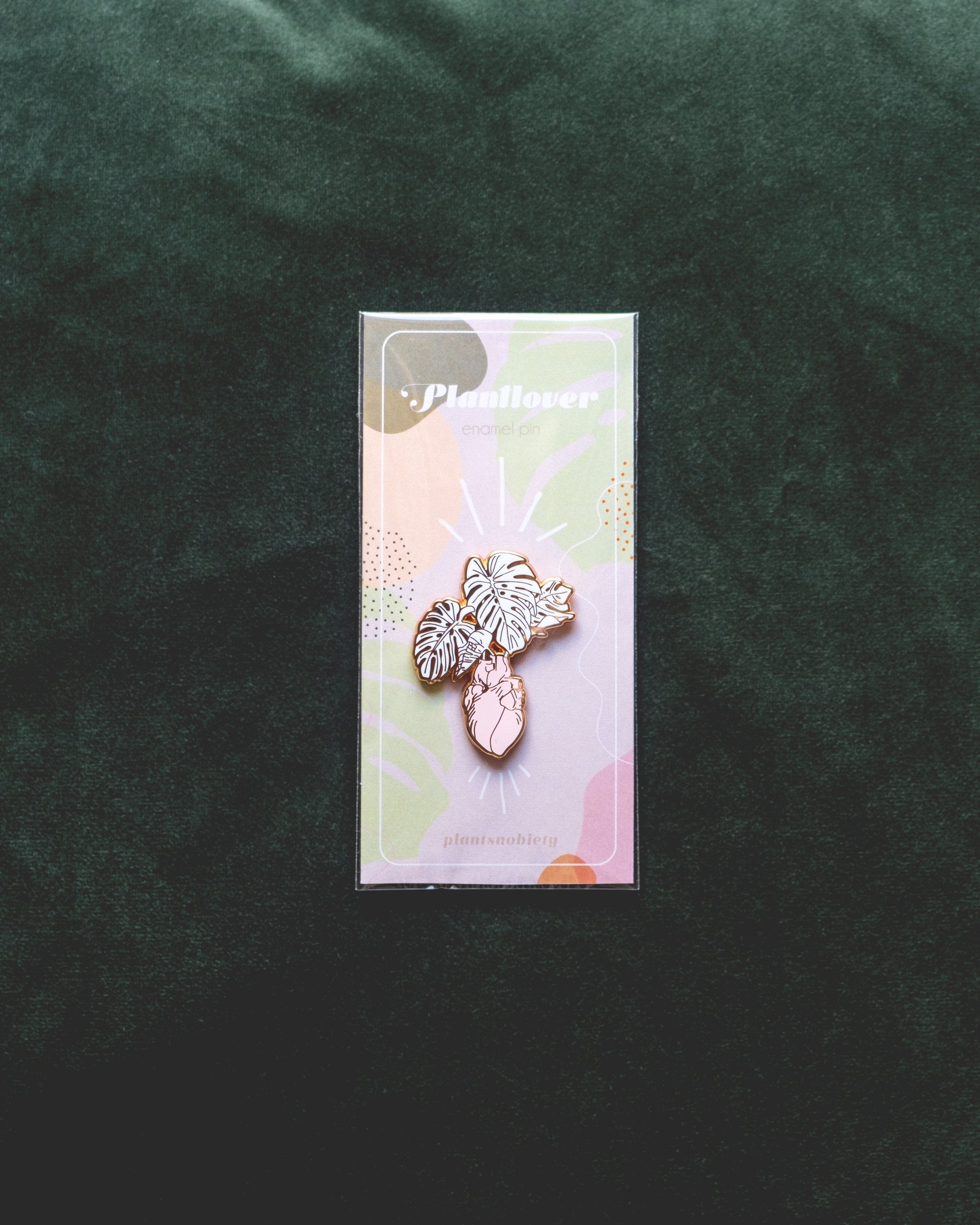 Plantlover enamel pin - plantsnobiety