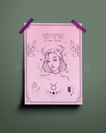 Taurus Wall Art Print - plantsnobiety