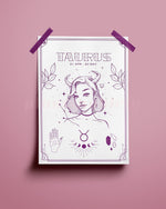 Taurus Wall Art Print - plantsnobiety