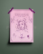 Taurus Wall Art Print - plantsnobiety