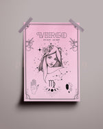 Virgo Wall Art Print - plantsnobiety