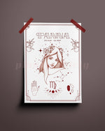 Virgo Wall Art Print - plantsnobiety