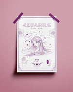 Aquarius Wall Art Print - plantsnobiety