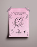 Capricorn Wall Art Print - plantsnobiety