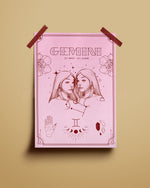 Gemini Wall Art Print - plantsnobiety