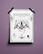 Gemini Wall Art Print - plantsnobiety