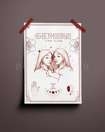 Gemini Wall Art Print - plantsnobiety