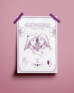 Gemini Wall Art Print - plantsnobiety