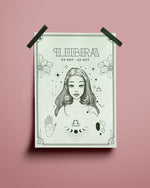 Libra Wall Art Print - plantsnobiety