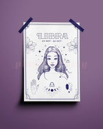 Libra Wall Art Print - plantsnobiety