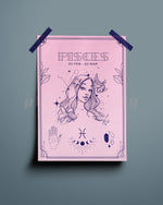 Pisces Wall Art Print - plantsnobiety