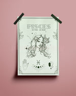 Pisces Wall Art Print - plantsnobiety