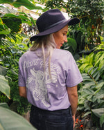 Plant queen Lavender T-shirt - plantsnobiety