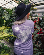 Plant queen Lavender T-shirt - plantsnobiety